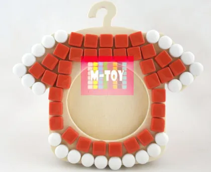 K-WOD 101 c Shape Photo Frame And Box Mosaic Craft Kits