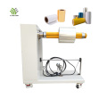 Motor controlled unwinding and rewinding machine