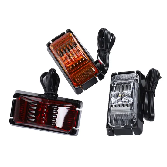 Amber 12v/24v 1 led truck trailer side marker led light lamp truck clearance light