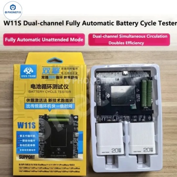 OSS W11S Battery Cycle Tester for iPhone15 Pro Max