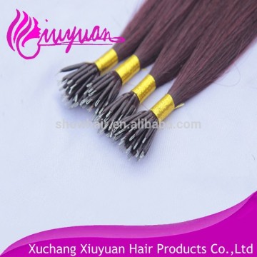 natural human hair cheap hair covered nano rings hair extension