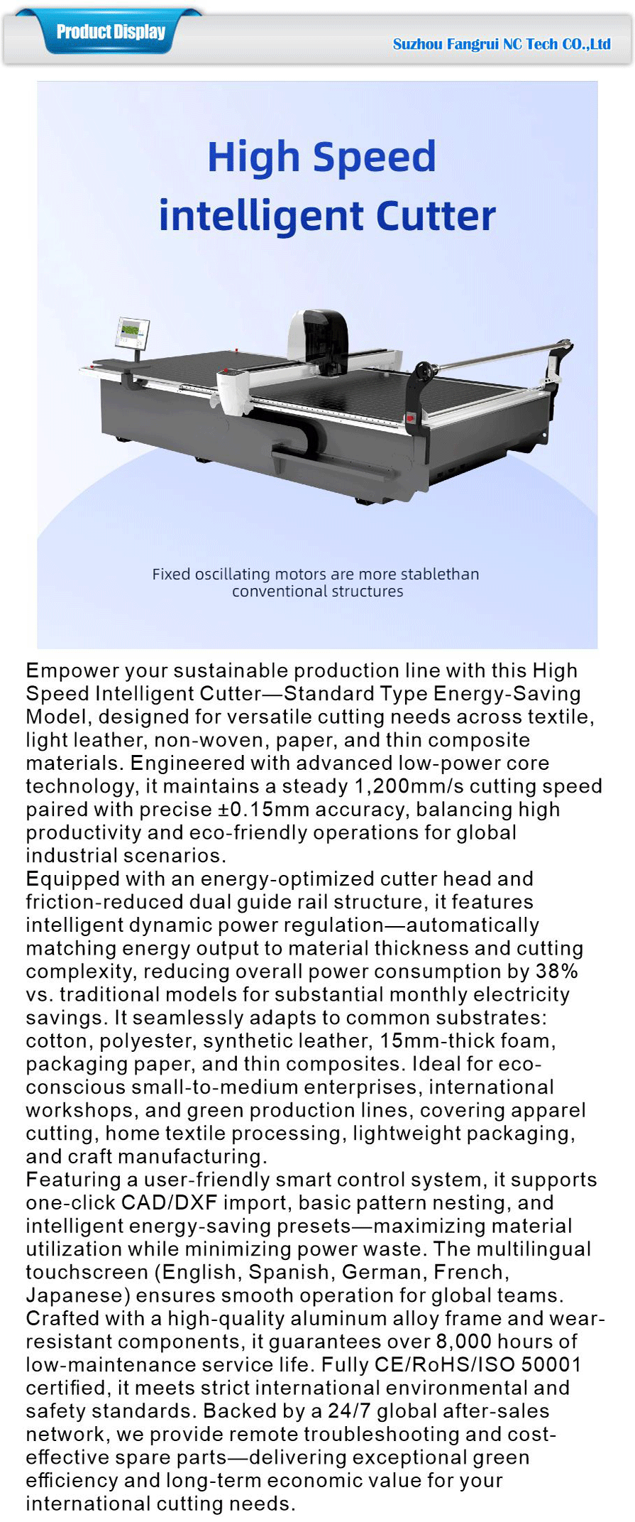 High-speed Cutting Machine -xiangqing1-FR064