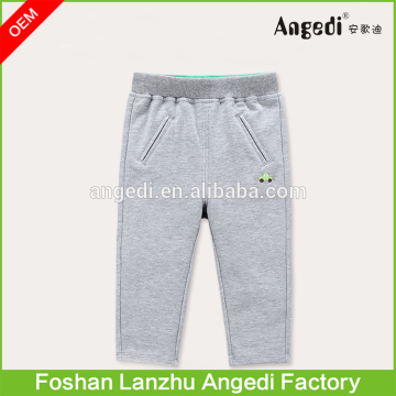 100% cotton fleece sports pants with pockets front and back for baby