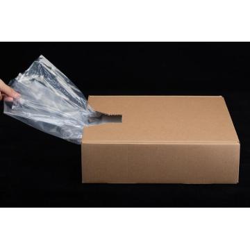 Clear Flat Poly Bag with Gusset