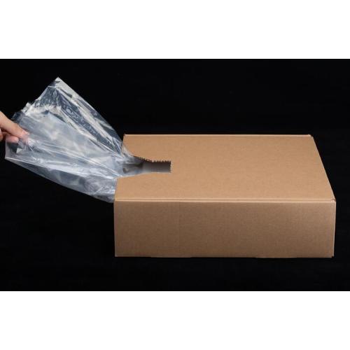 Clear Flat Poly Bag with Gusset