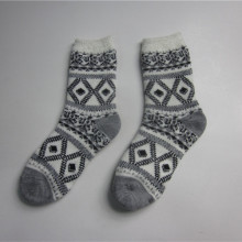 Adult Jacquard Knit Floor Socks