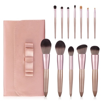 12 PCS PEQUEBLE PEQUILSO SET - Kit de cepillo para los ojos para principiantes en herramientas de maquillaje