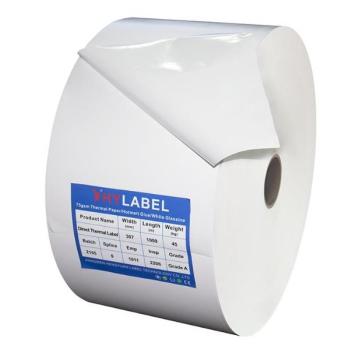 Semigloss Paper Thermal Label Jumbo Roll