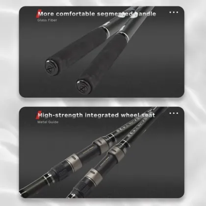 Telescopic Carbon Fiber Carp Rods by Partner Carp Rod Suppressa