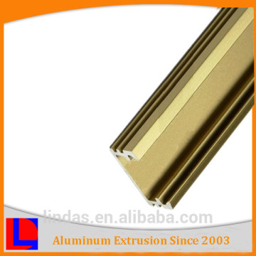 exquisite design 6000 series extruded RAL1001 aluminium beige profile