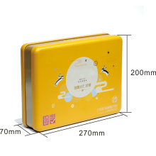 lata de estaño de alta calidad para pasteles de luna