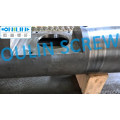 Bimetal Battenfeld Bex 2-65-22V Twin Parallel Screw Barrel for PVC Pipe