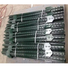 Studded metal T Fence Post/Galvanized T post