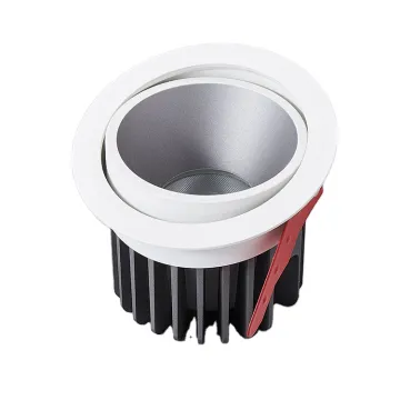 COB Embedded Full Spectrum Downlight: Anti-GLare Home Living Room Lighting Without Main Light, Narrow Frame Ceiling Light