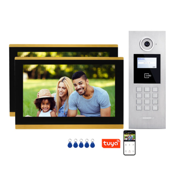 Multi-Apartment Video Intercom System with 10.1 Inch Monitors