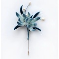 Empty valley orchid non-legacy velvet brooch