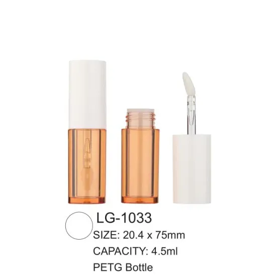 Round Empty Plastic Lipgloss Tube Packaging Bottle Container