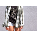 Plaid vintage Overshirt retro shirt 90s hipster shirt