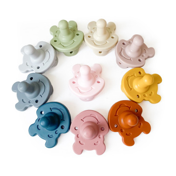 Bear baby pacifier food grade silicone BPA Free