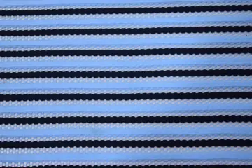 Polyester Double Color Stripe Mesh Fabric