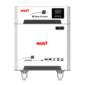 Integrated 5KW Solar Power Station with 5KWH Lithium Battery and Wheels for Home Energy System