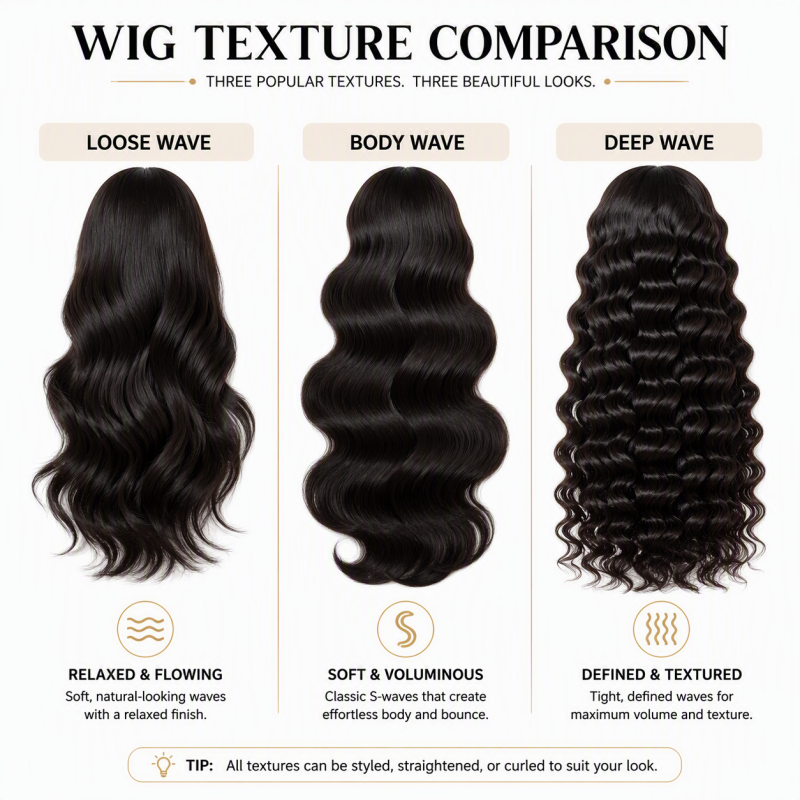 Loose Wave Lace Front Wig Human Hair