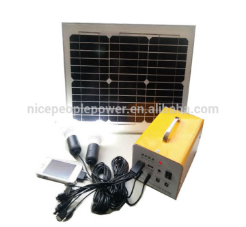 Nice people power 15W 20W 30W DC Solar lighting system