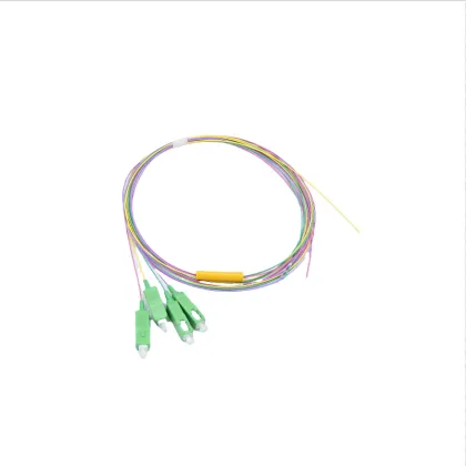 SC/FC/APC 12 Color Optical Fiber Pigtail Jumper for Mobile Telecommunications