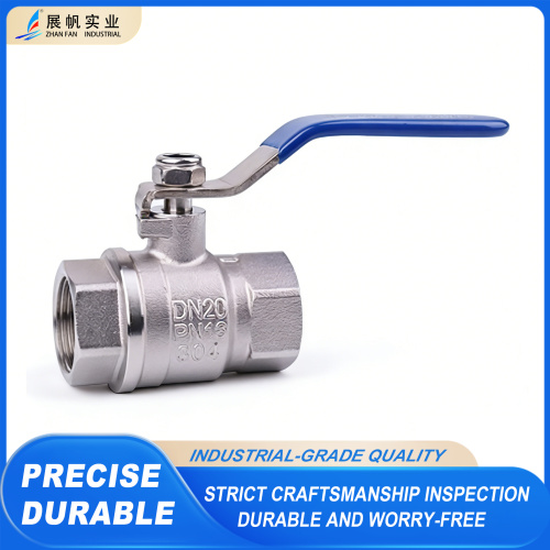Válvula de esfera com alça de aço inoxidável confiável