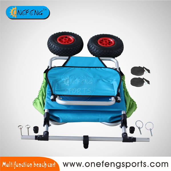 Deluxe multifunction beach cart