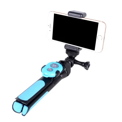 mini selfie stick with remote tripod selfie stand