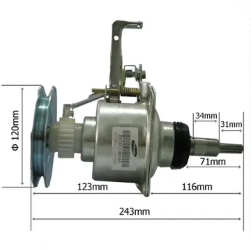 Single Gear Clutch for Washing Machine Parts