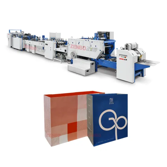 Full Automatic Sheet Feeding Paper Bag Making Machine for Gift Paper Bags ZB700CS-240