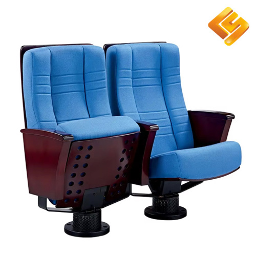 Складной мягкий стул для аудитории с подставкой для планшета