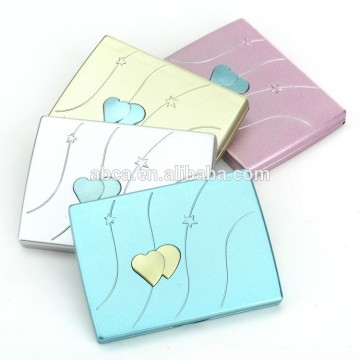 Double sided squre cosmetic mirror with various patterns