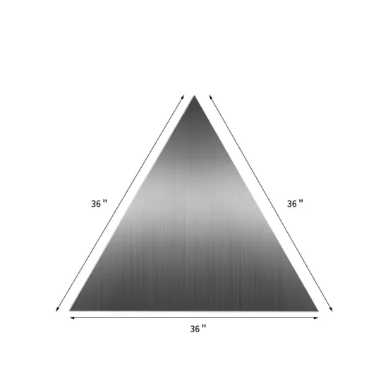 High-Quality Cold Rolled Triangle Aluminum Sheets 1050 1060 3003