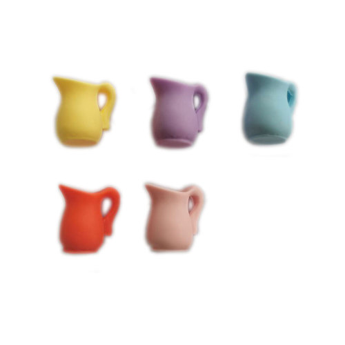 Miniature Juice Cup Charms Candy Color Simulated Fruit Juice Drink Pendants For Doll House Furniture Kitchen Decoration Toys