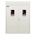 Full-steel gas cylinder cabinet with Methane gas detector