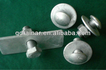 M16 galvanized carriage bolt