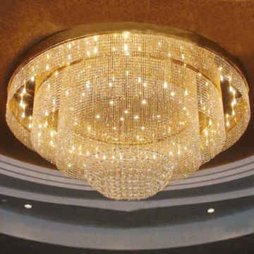 Modern Crystal Chandelier for Wedding Hotels - Customized Luxury Ceiling Lighting