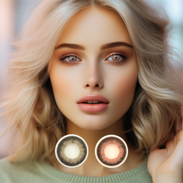 Custom color contact lens printing design eye color