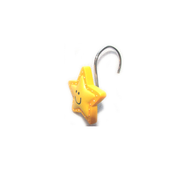 Decorative Adjustable Shower Curtain Hooks
