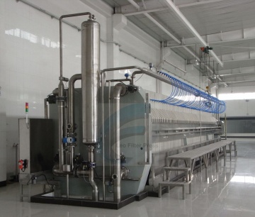 Mash Filter and Press conçu pour la production de bière dans les usines de brasserie par Leo Filter Press, Chine fabricant