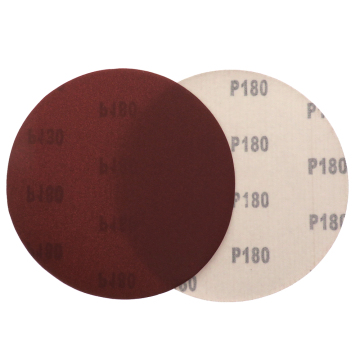 7 Inch 180MM Hook and Loop Aluminum Oxide Red Sandpaper Discs for Polishing & Grinding