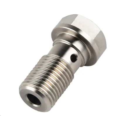 titanium alloy banjo bolt screw
