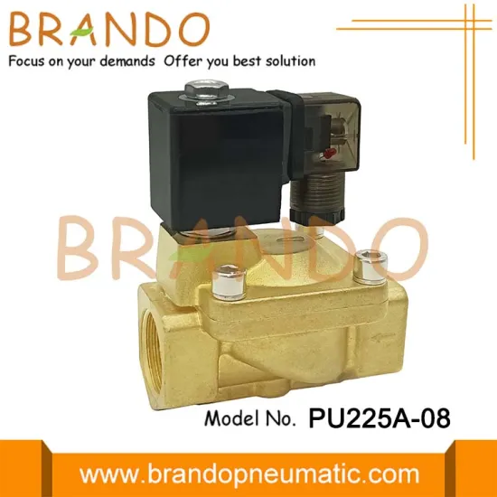 SHAKO Type Solenoid Valve PU225A-08 DC24V AC220V 1''