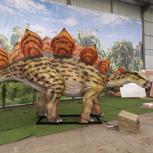 Realistic Animatronic Stegosaurus Statue for Sale