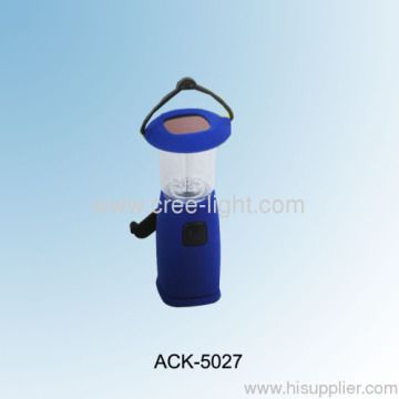 6led Portable Lamp Solar Hand Cranking Camping Lantern Ack-5027 