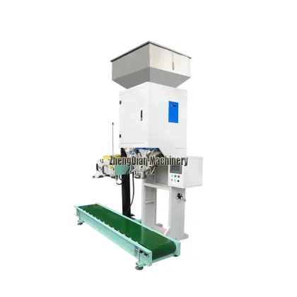 High Speed Hopper Electronic Rice Quantitative Weighing Scale / High Accuracy Automatic Weighing Equipment