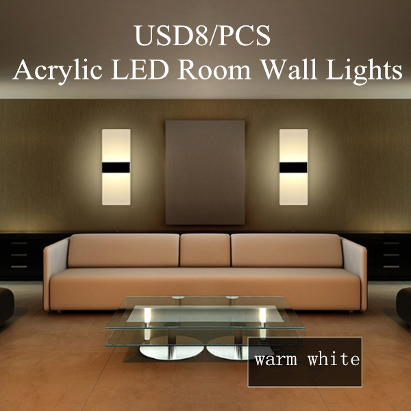 Acrylic LED Room Wall Lights